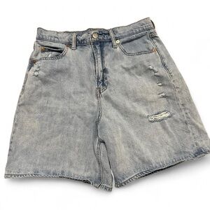 GAP Mom Short Light Blue Denim Shorts size 6